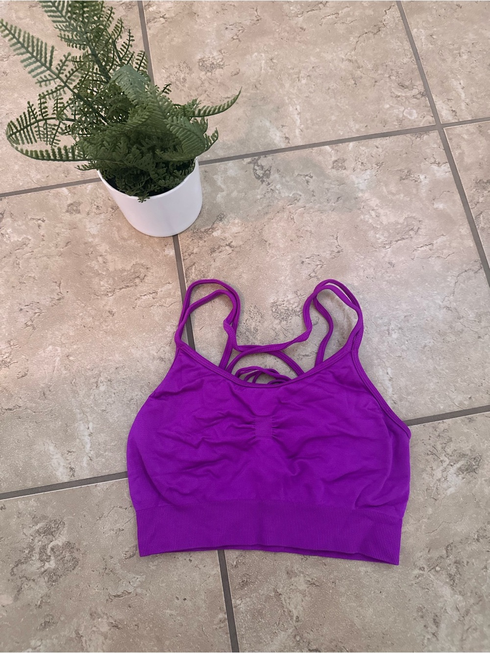 PURPLE SPORTS BRA